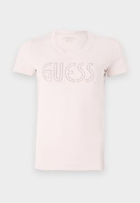 Guess LOGO TEE - T-shirt imprimé - low key pink