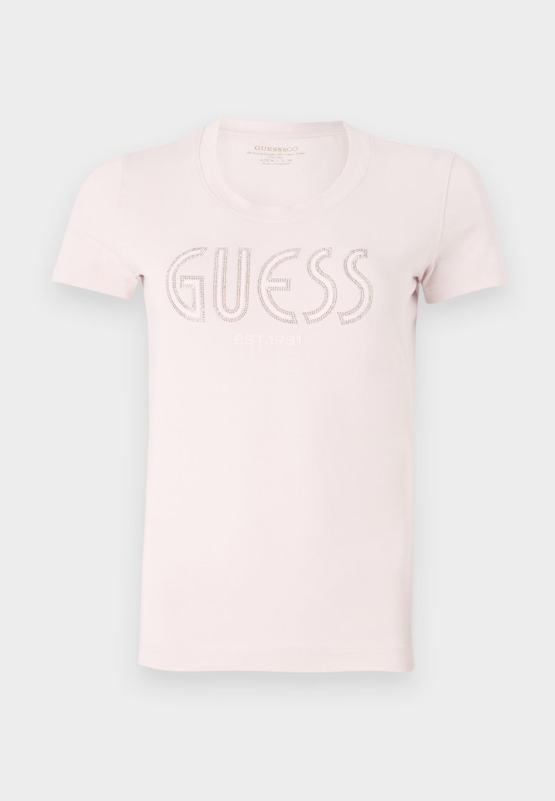 Guess T-shirt print donkerroze Guess T-shirt print donkerroze