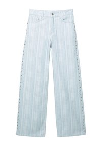 STRIPED - Džíny Straight Fit - blue
