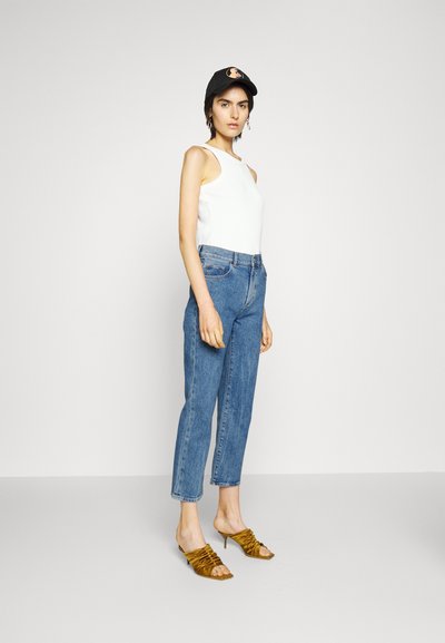 DL1961 PATTI STRAIGHT HIGH RISE VINTAGE ANKLE - Džinsi ar taisnām starām - blue rapids