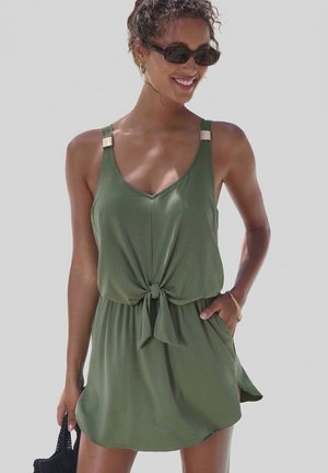 LASCANA, LASCANA BADEKLEID - Strandaccessoire - olive