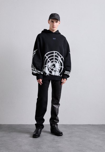 GmbH UN LOOPBACK - Jersey con capucha - black
