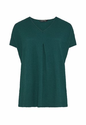 Evans, PLUS SIZE SHORT SLEEVE TOPS - Bluse - teal