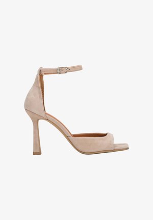 ESTRO, Sandály na vysokém podpatku - beige