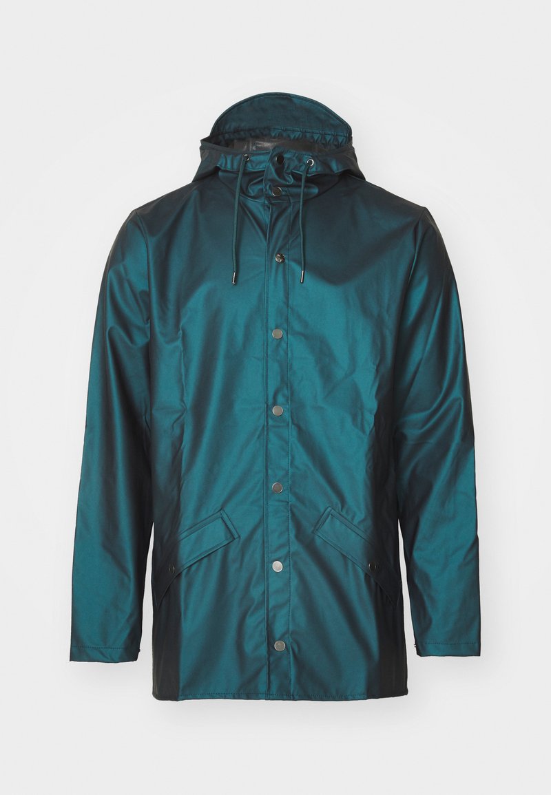 Rains Impermeabile blu metallico