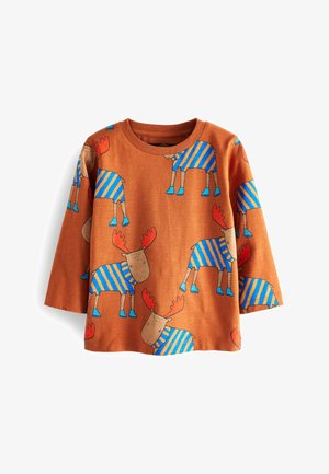LONG SLEEVE - Top s dlouhým rukávem - rust brown moose