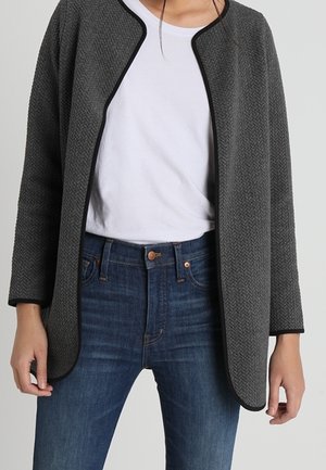 Cardigan - mottled dark grey