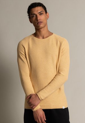 Strickpullover - gelb