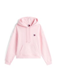BADGE HOODIE - Luvtröja - precious pink