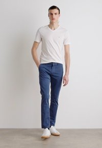 BOSS SLIM - Pantaloni chino - dark blue fourteen