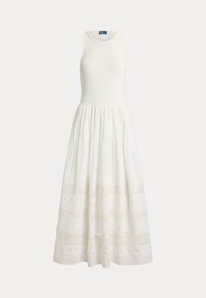 Polo Ralph Lauren, LACE-TRIM TANK DRESS - Vestito casual - white