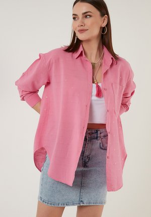 Hemdbluse - pink