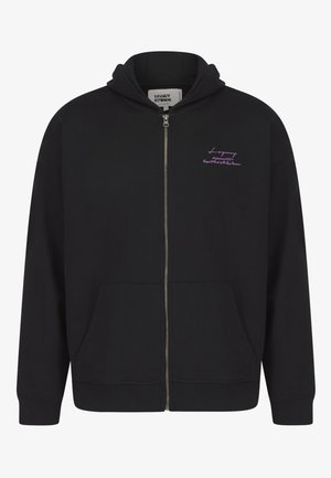 Sudadera con cremallera - black