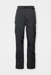 PANTS - Hlačami s stranskimi žepi - black
