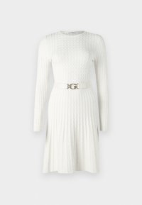 BELTED HANA DRESS - Kampsunkleit - dove white
