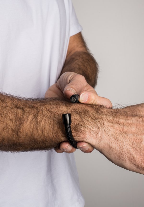 PORTUS  - Armband - schwarz