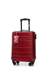 WITTCHEN SMALL SUITCASE WITH LUGGAGE TAG FROM ABS - Trolley - red