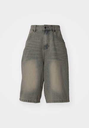 Jaded London, LIGHT WASH JUMBO JORTS - Lühikesed teksad - light wash