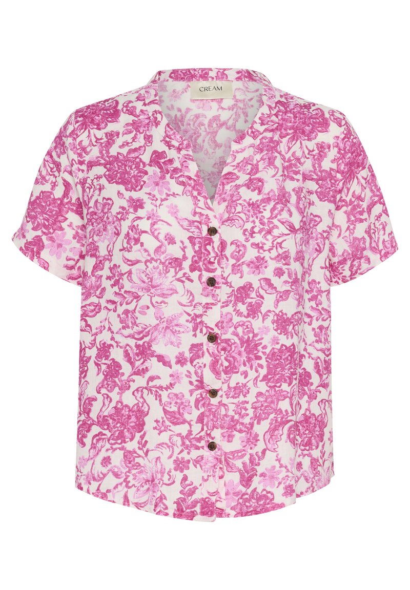 Cream Blouse donkerroze