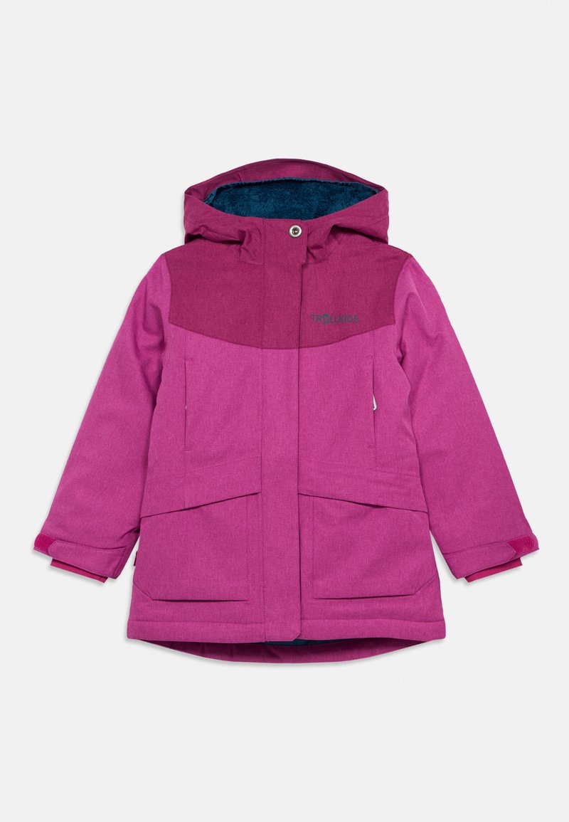 Trollkids Hardshell-jas (rood)paars