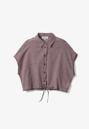 B.ANGEL, CROP SHIRT - Chemisier - white red