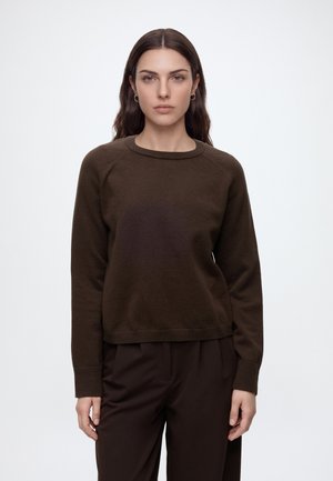 Marc O'Polo, PULLOVER - Strickpullover - burnt coffee