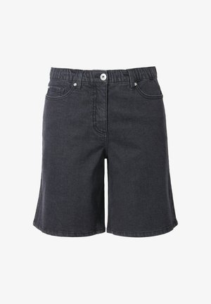 Studio Untold, ELASTIC WAIST BERMUDA - Šortky - black