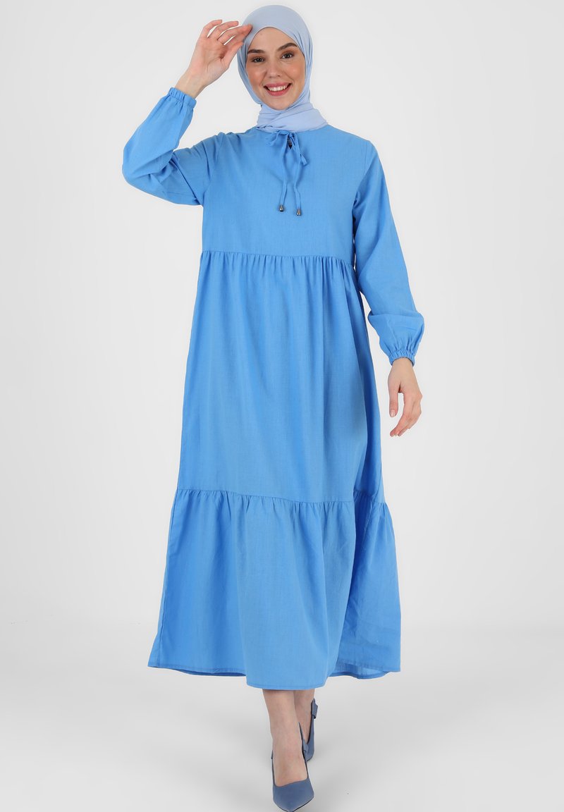 Modanisa Maxi-jurk blauw
