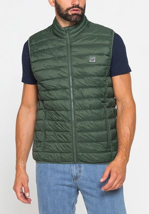 Carrera Jeans, ULTRALIGHT VEST WINDPROOF - Smanicato - dark green