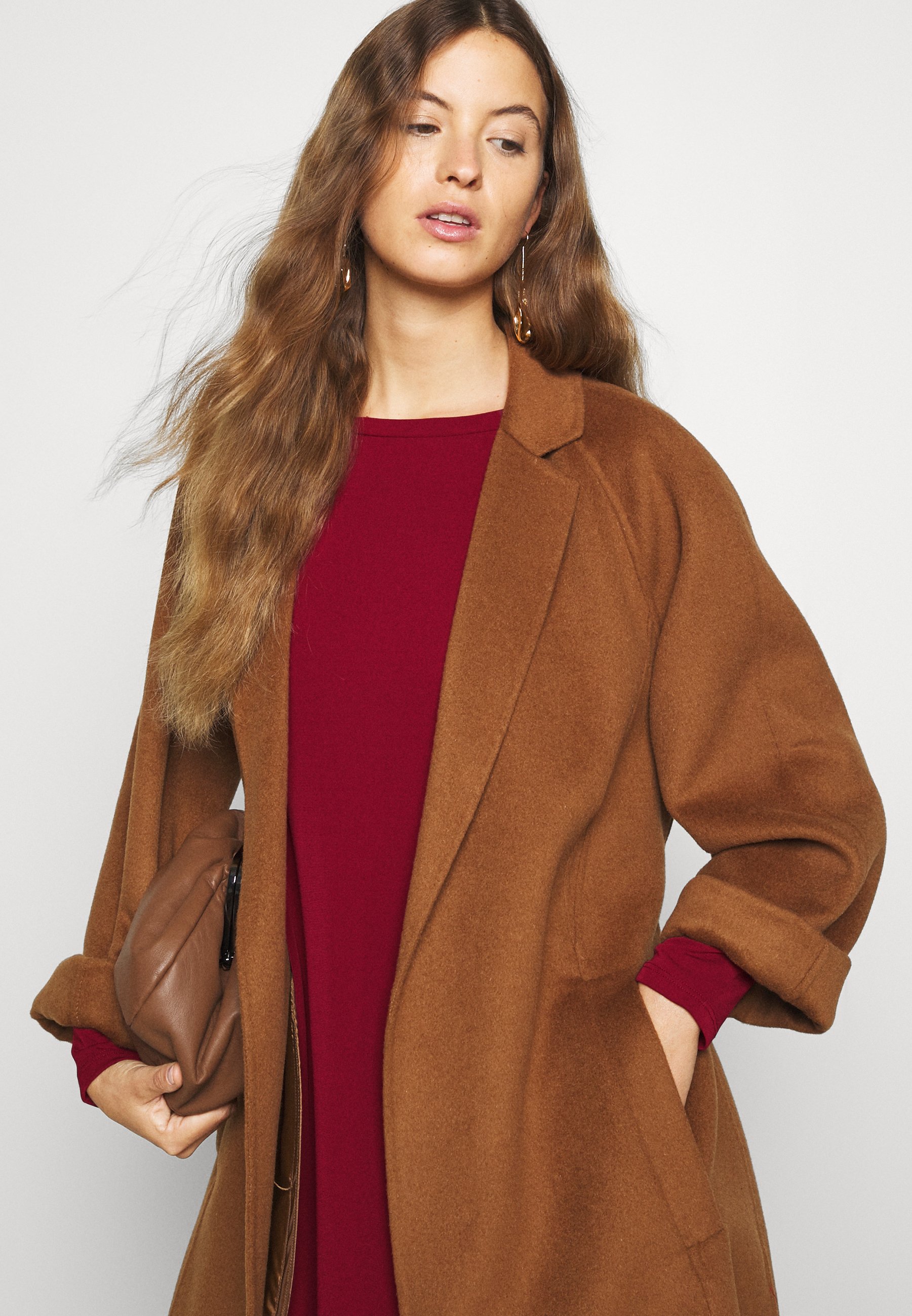 Max Mara Leisure NYSSA - Jerseyjurk - peonia/bordeauxrood - Zalando.nl