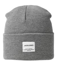 Jack & Jones - JACLONG BEANIE - Pletena kapa - grey Miniaturna slika 1