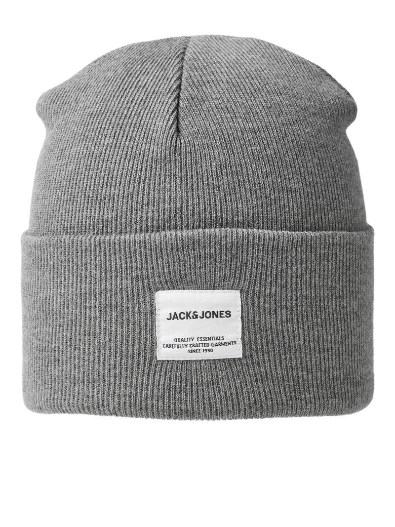 Jack & Jones - JACLONG BEANIE - Berretto - grey, Ingrandire