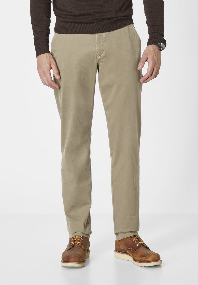 Redpoint ODESSA REGULAR FIT MIT STRETCH - Chino - beige