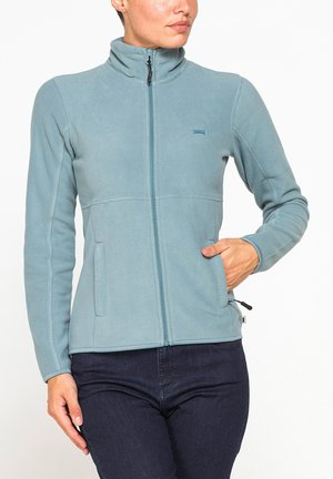 Carrera Jeans, FULL-ZIP FLEECE HIGH NECK - Giacca in pile - green