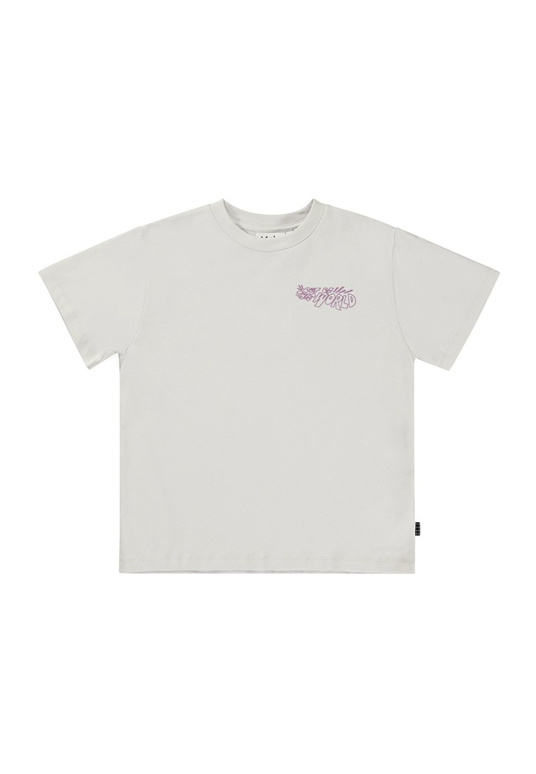 Molo T-shirt basic lichtgrijs