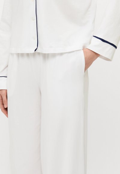 Polo Ralph Lauren LONG SLEEVE PJ - Σετ πιτζάμας - white cloud