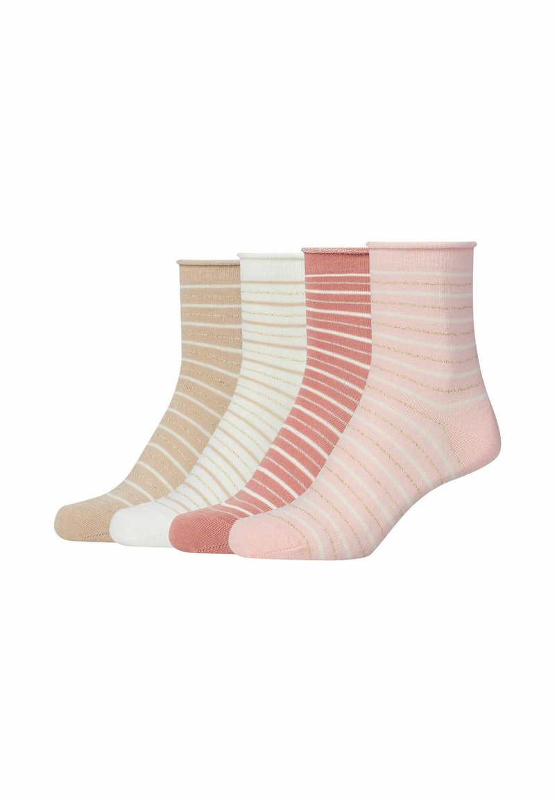 camano STRIPES 4ER PACK - Calze - almond blossom