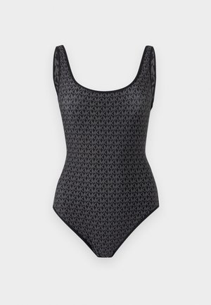 MICHAEL Michael Kors, REVERSIBLE ONE PIECE REVERSIBLE SCOOP - Μαγιό - black