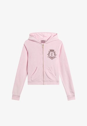 Juicy Couture, HERITAGE ROBYN CHATEAU COUTURE HOODIE - Fleecejas - cherry blossom