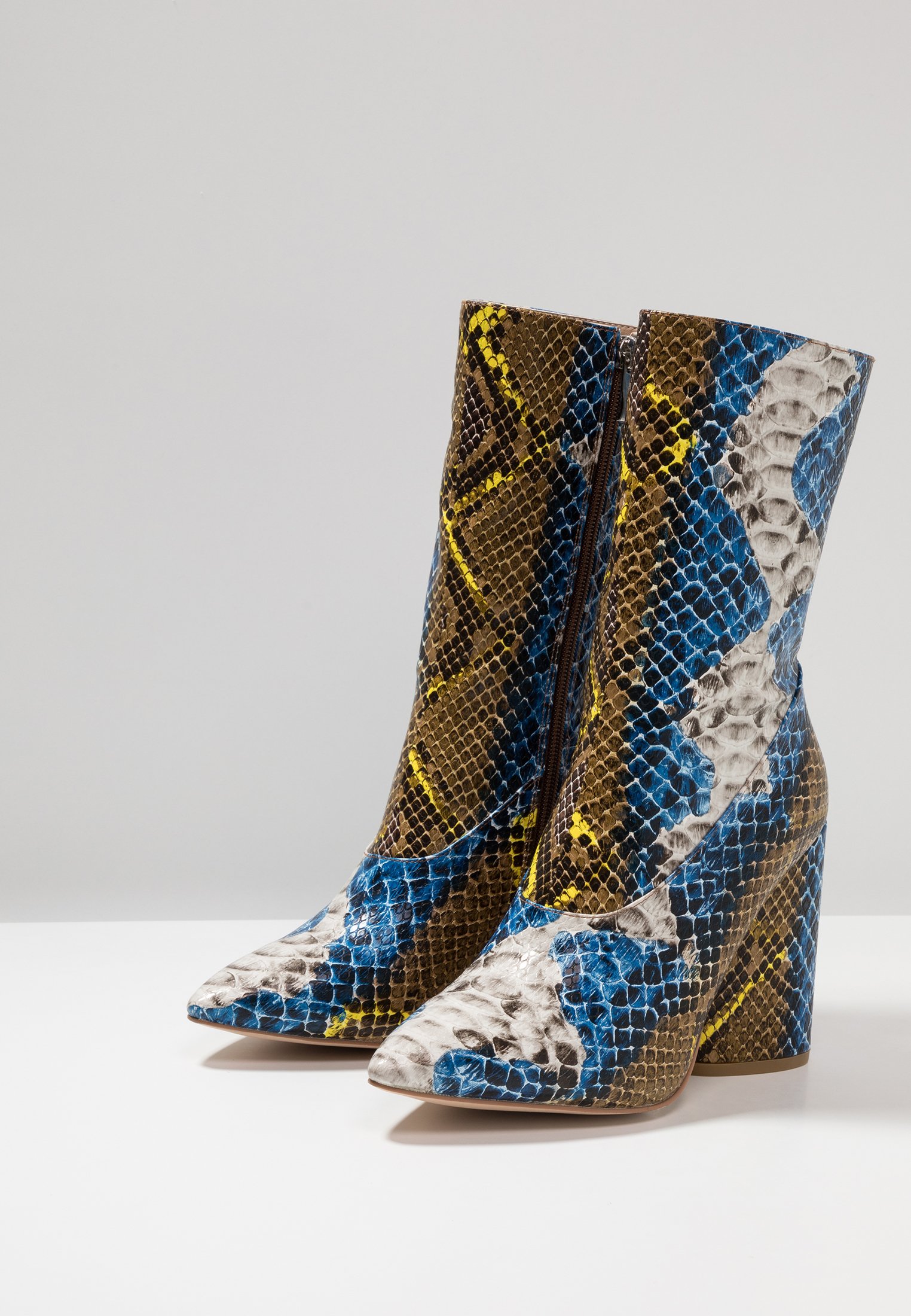 EGO AMEERA Enkellaarsjes met hoge hak multicolor enkellaarsjes multicolor blauw