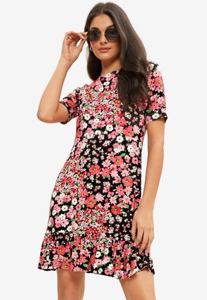 Friends Like These SHORT SLEEVE HEM REGULAR FIT - Trikoomekko - pink floral