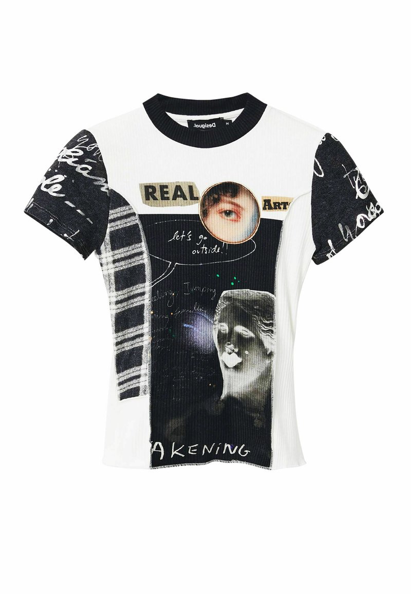 Desigual T-shirt print wit