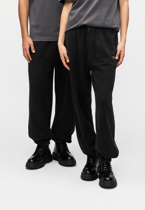 UNISEX - Pantalon de survêtement - acid wash dark grey