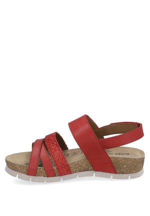 LUCIE 03 - Platform sandals - rot