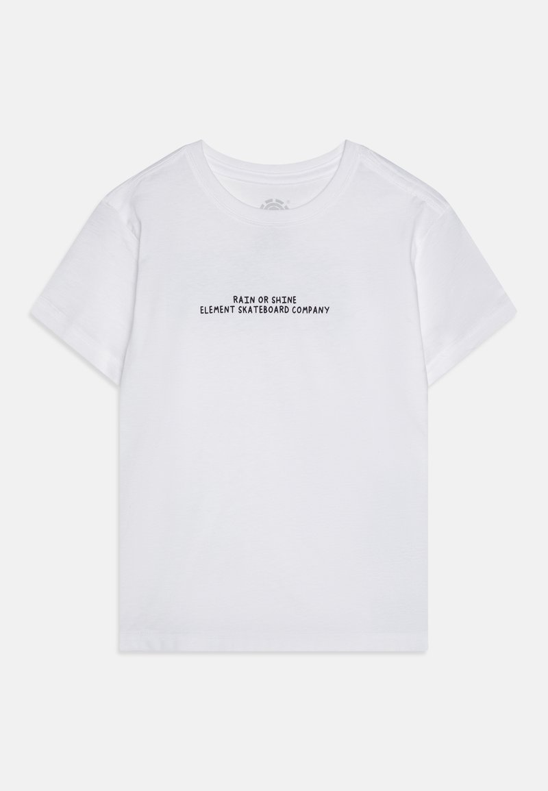 Element T-shirt print wit
