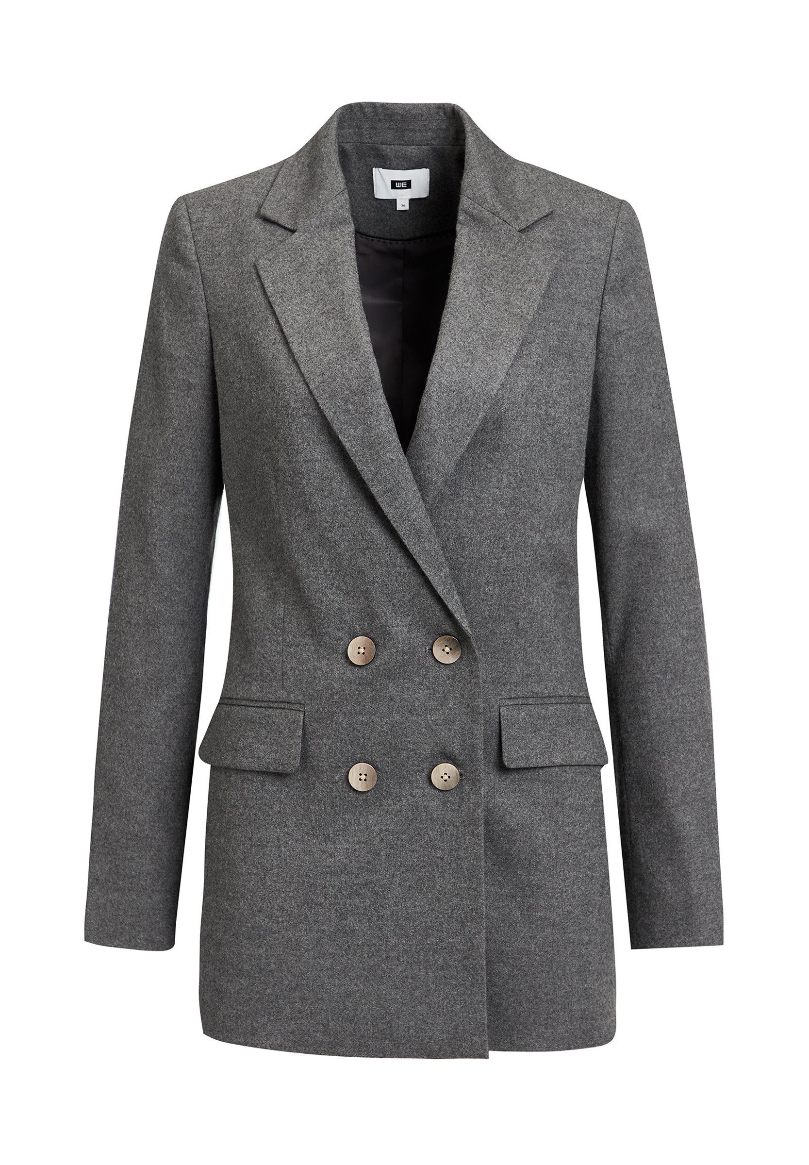 ladies black double breasted blazer