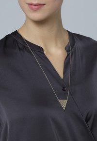 House of Harlow PAVÉ TRIBAL TRIANGLE - Collar - gold/grey