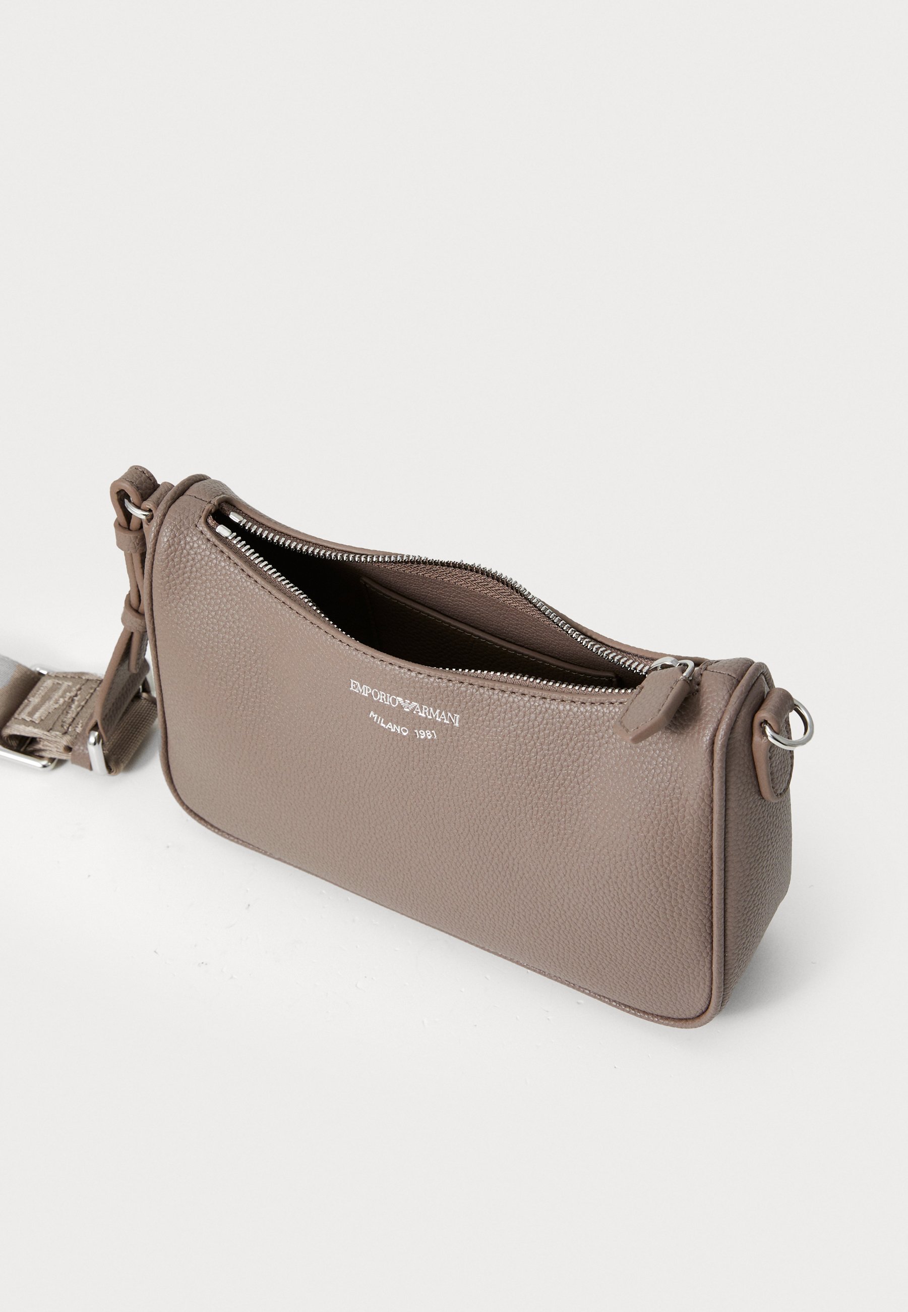 Emporio Armani MINI BAG - Cross body bag - taupe - Zalando
