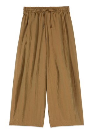 Oltre, PANTALONI BARREL BALLOON - Kalhoty - marrone