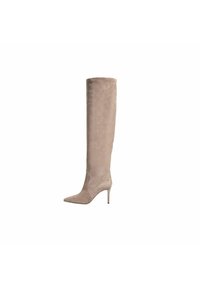Scarosso CARRA - Laarzen met hoge hak - taupe suede